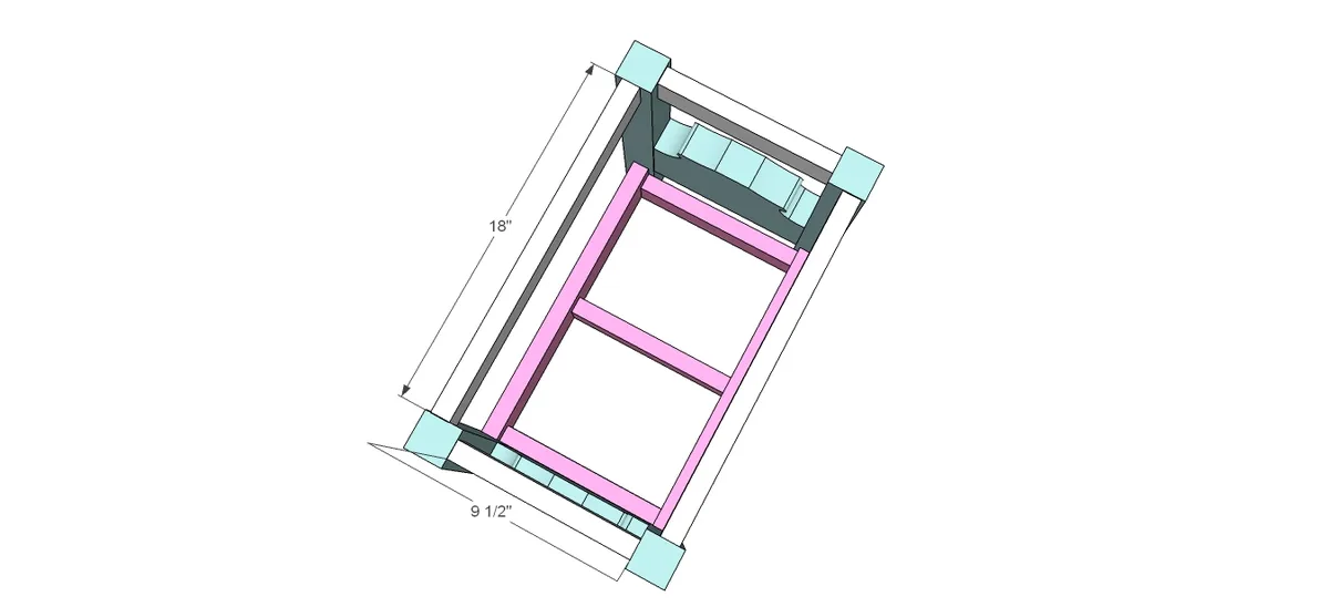 Canopy Doll Bed for American Girls 18" Dolls, step 6