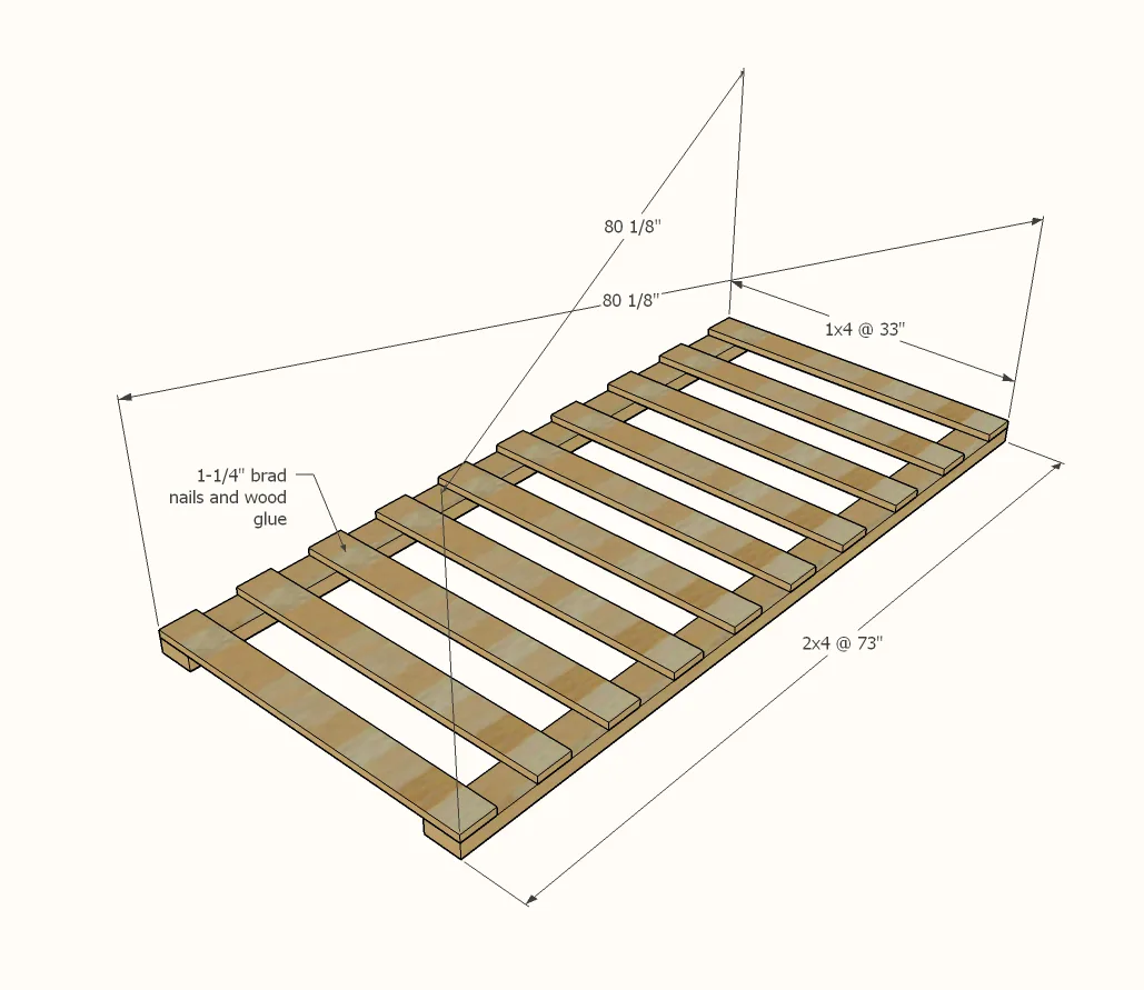 Captains Bed with Trundle Bed, step 10