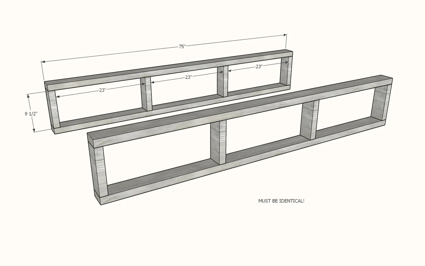 Captains Bed with Trundle Bed, step 5