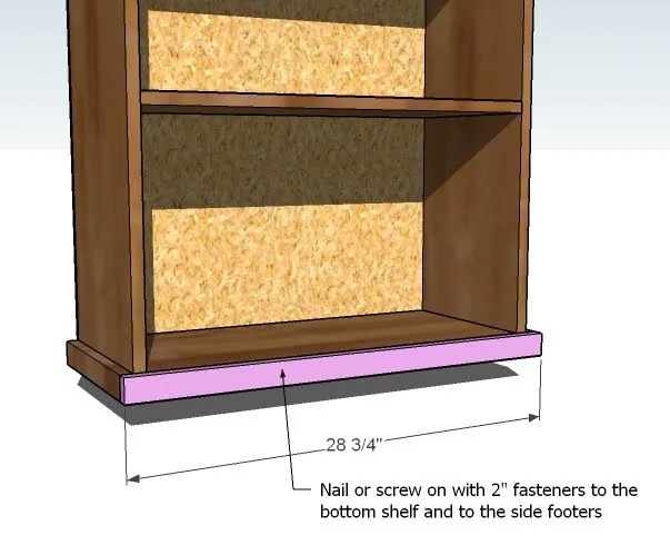 Cara Bookcase, step 5
