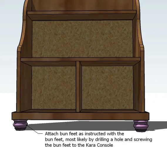 Cara Storage Console, step 8