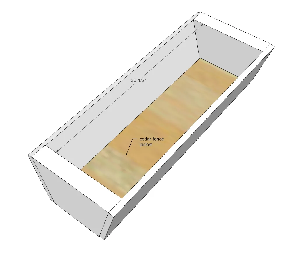Cedar Vertical Tiered Ladder Garden Planter, step 2