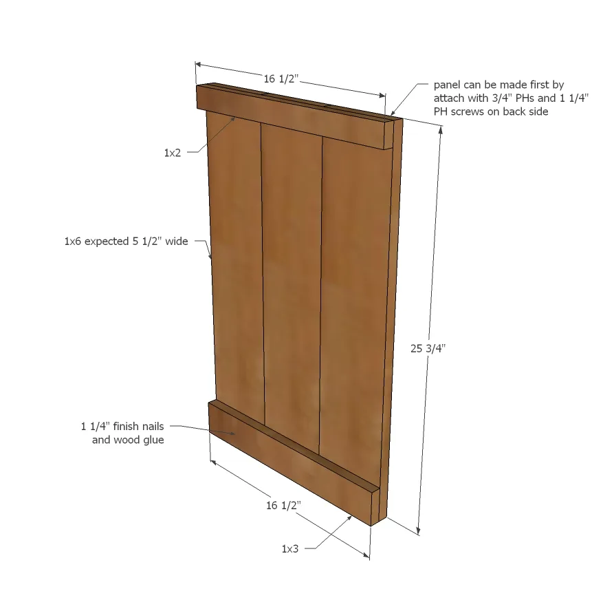 Changing Table, step 1