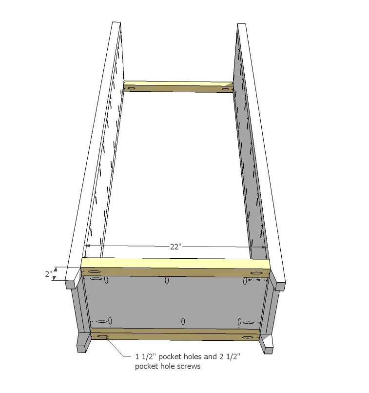Channing Bookcase, step 4