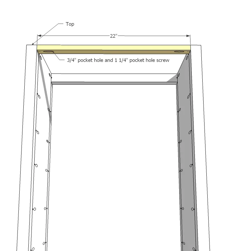 Channing Bookcase, step 5
