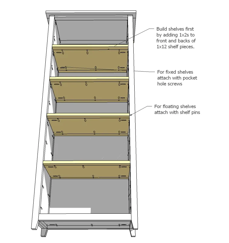 Channing Bookcase, step 8