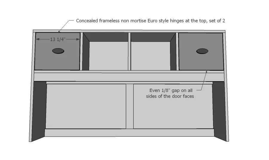 Channing Desk Hutch, step 5