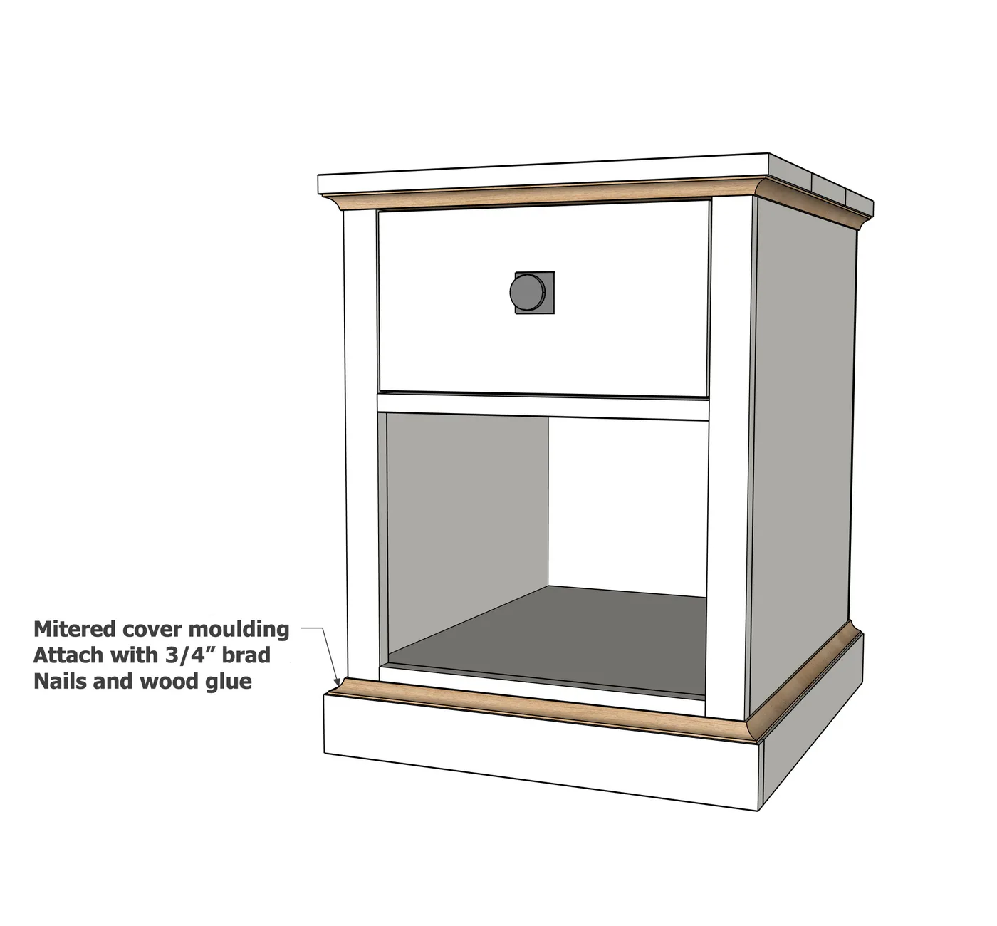 Charlie Nightstand, step 12