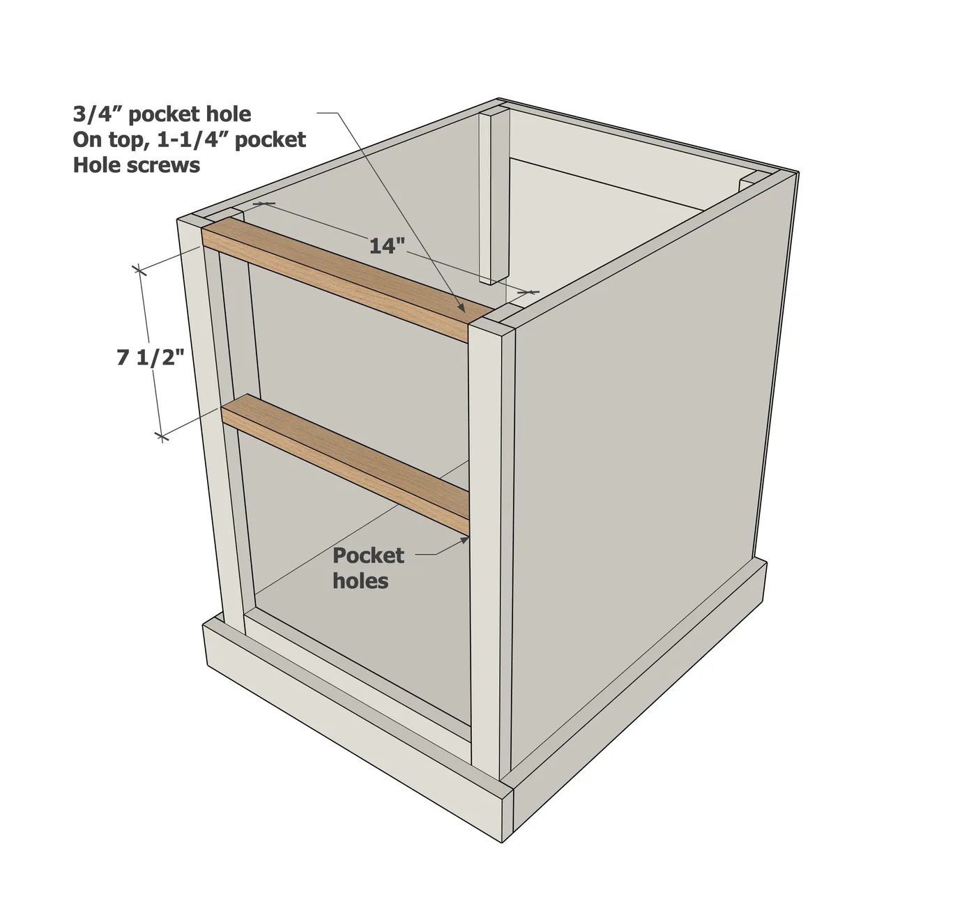 Charlie Nightstand, step 8