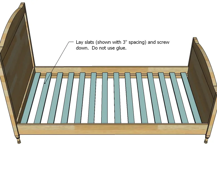 Chelsea Twin Bed or Bottom Bunk, step 8