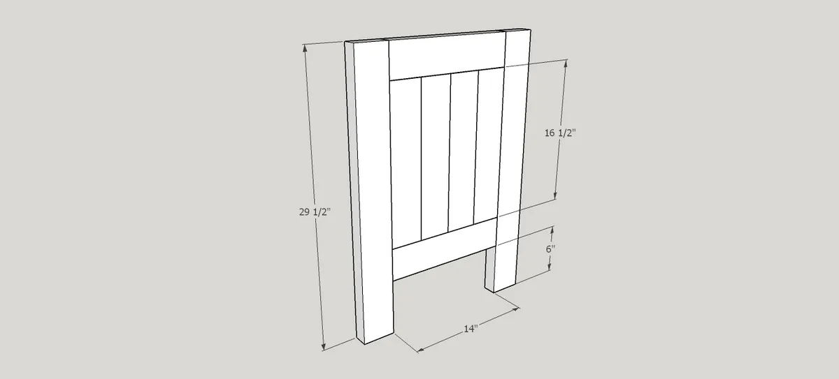 Chest of Drawers from 2 by 4s, step 2
