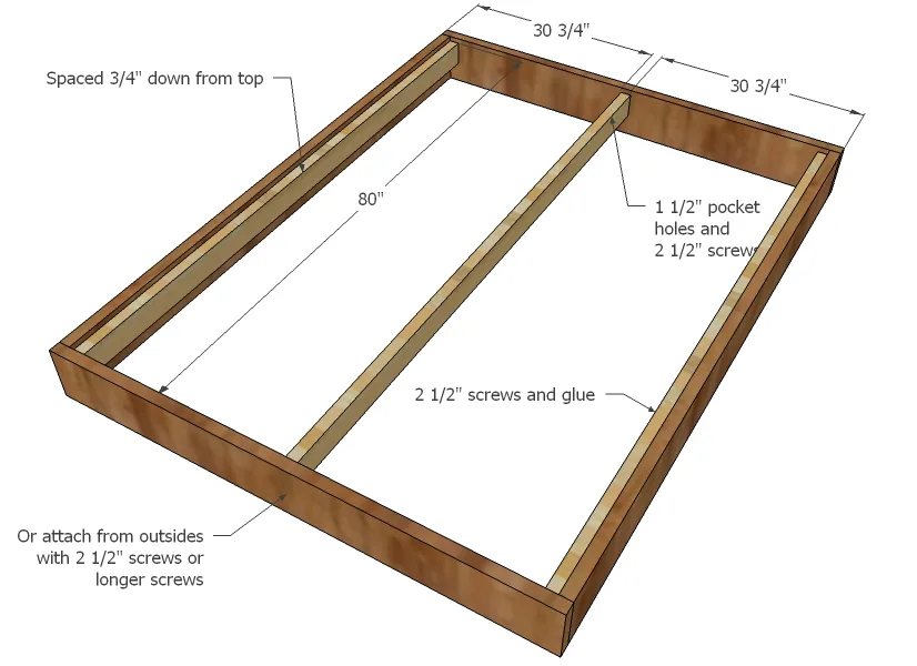 Chestwick Platform Bed, step 2
