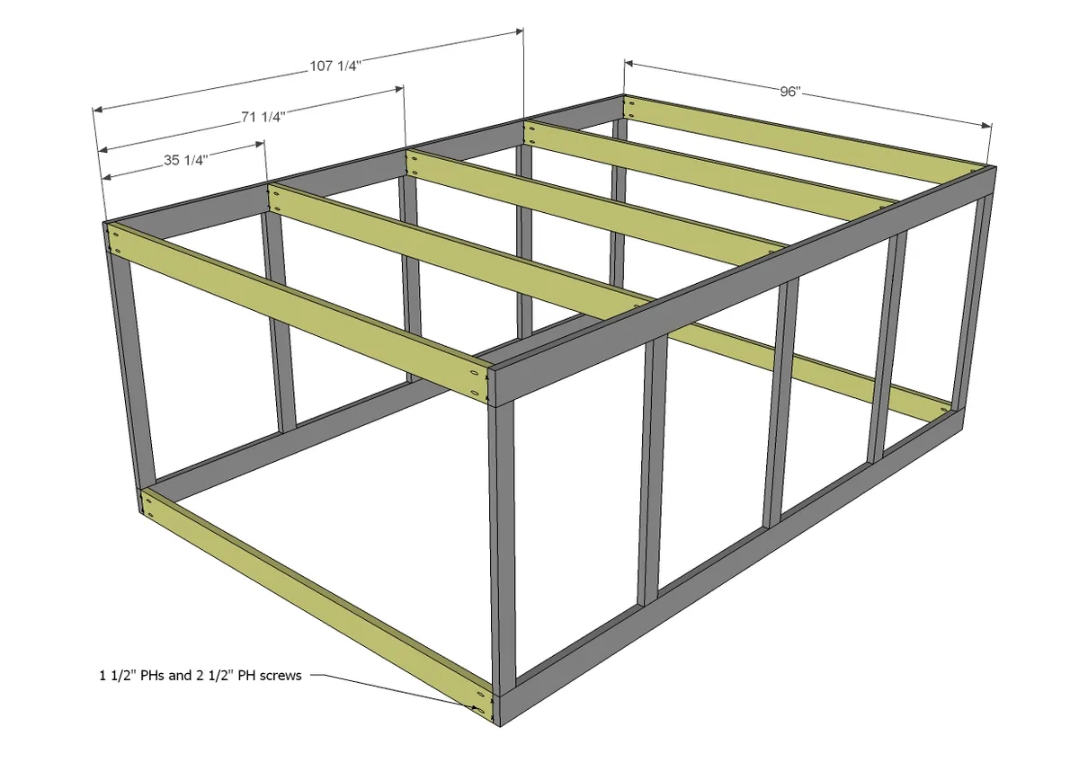 Chicken Coop Run for Shed Coop, step 2