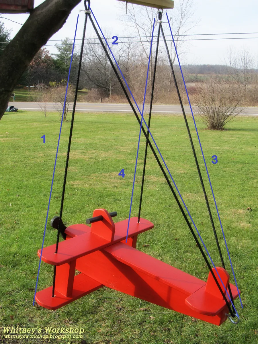 Child's Airplane Swing, step 4