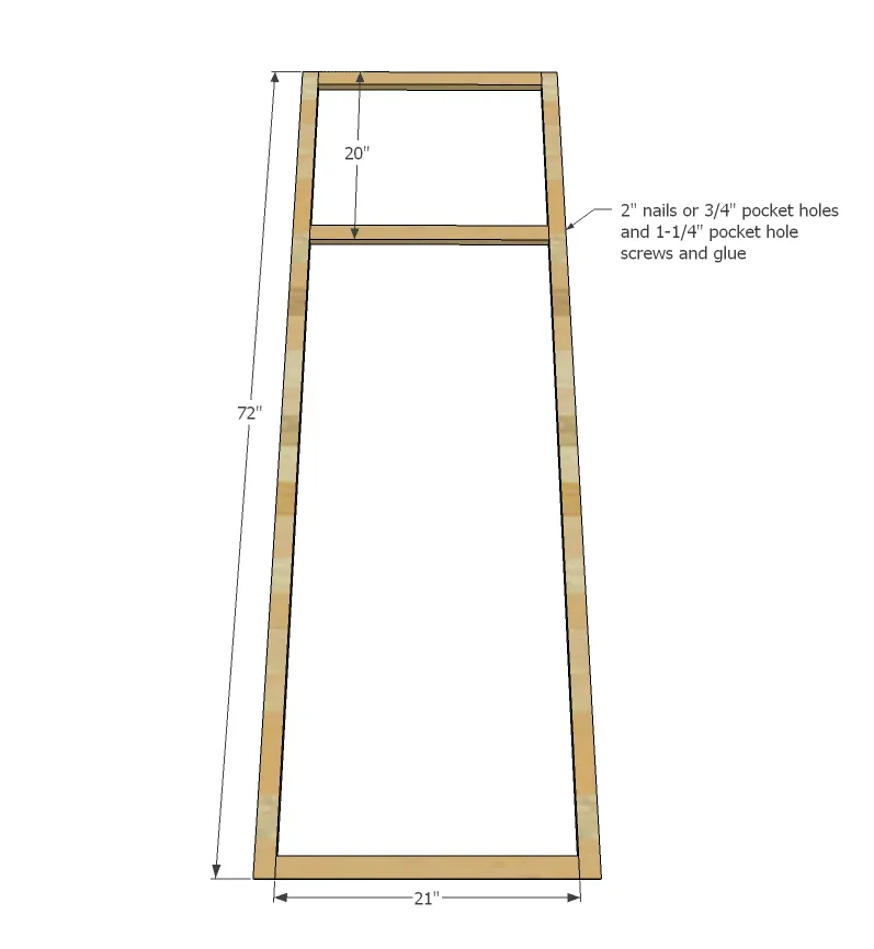 Christmas Card Display Frame with Chicken Wire and Chalkboard, step 1