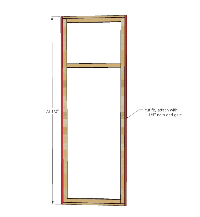 Christmas Card Display Frame with Chicken Wire and Chalkboard, step 3