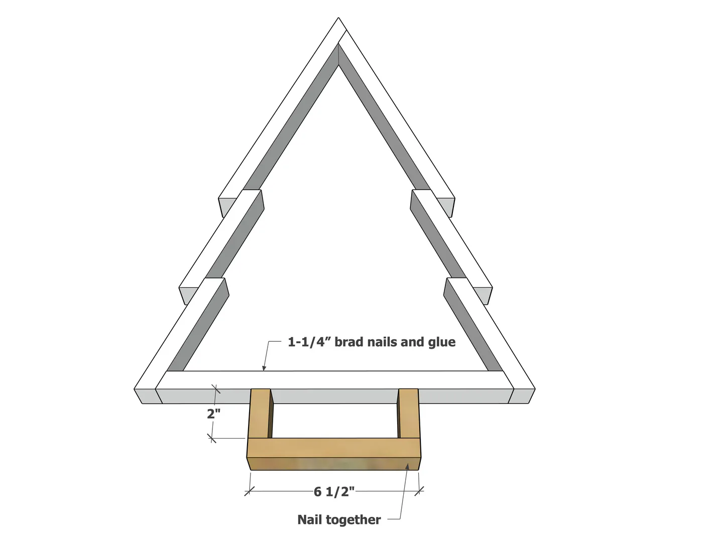 Christmas Tree Tray, step 5