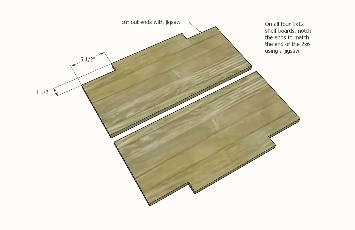 Chunky Leg Side Table, step 1