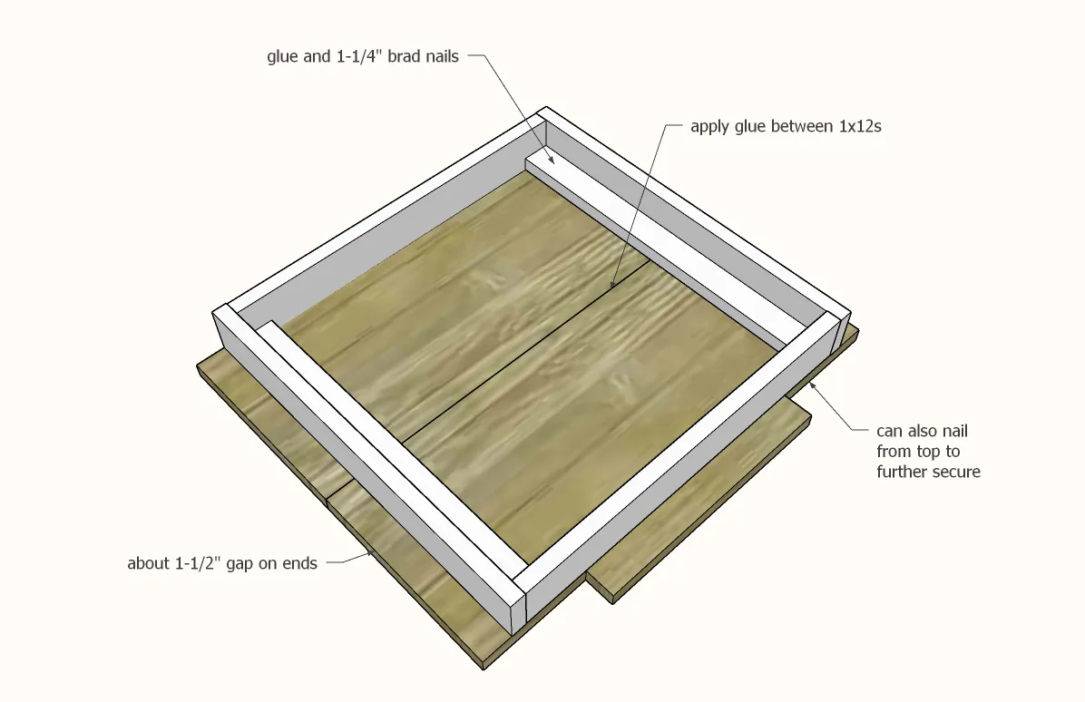 Chunky Leg Side Table, step 5