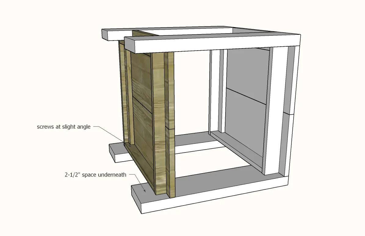Chunky Leg Side Table, step 8