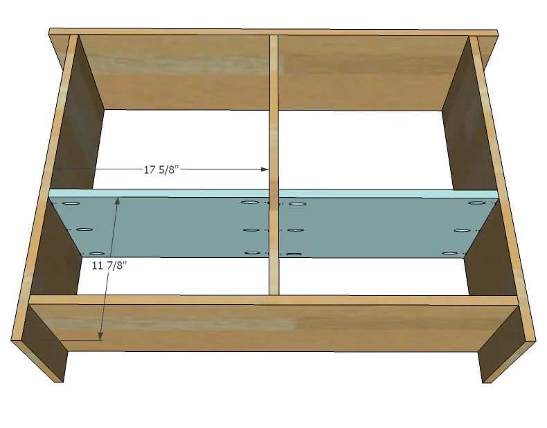Cindy Wood Console Table with Drawers, step 4