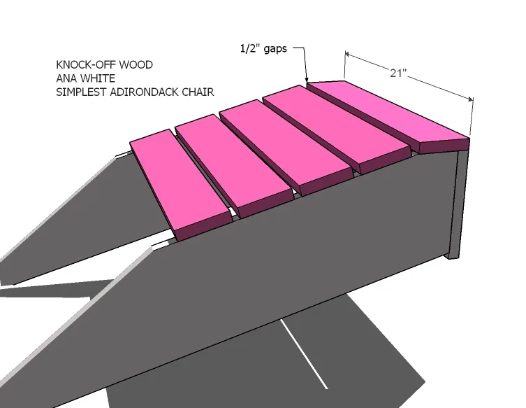 Classic Adirondack Chair, step 3