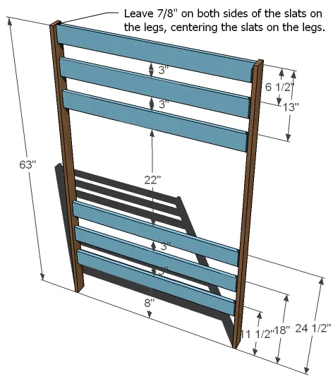 Classic Bunk Beds, step 1