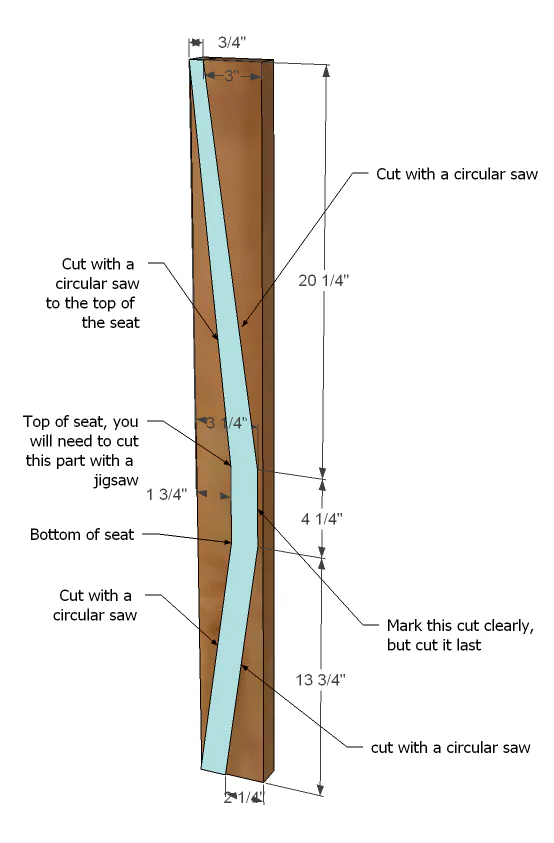Classic Chair, step 1