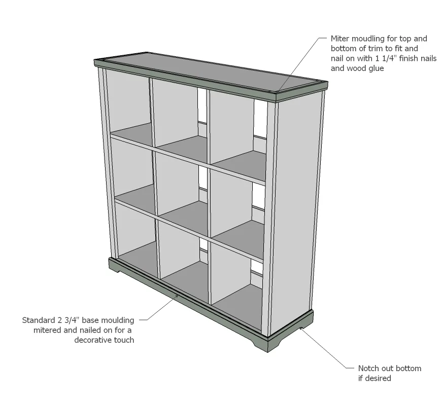 Classic Cubby Series, step 4