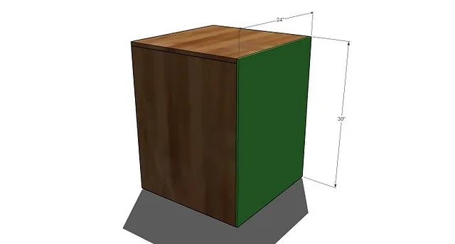 Classic Storage Wall Side Base Units, step 2