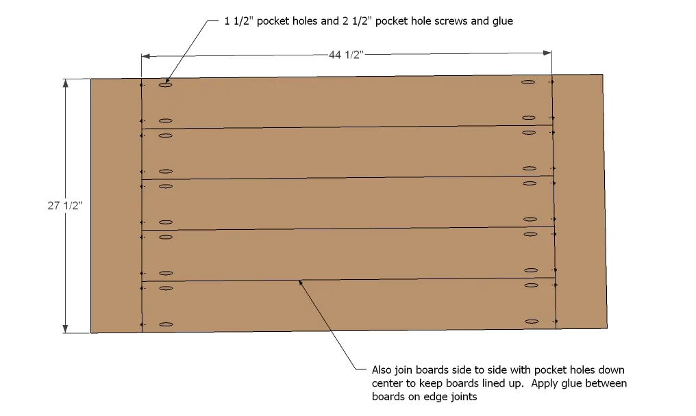 Classic Wood Coffee Table with Two Drawers and Shelf, step 14