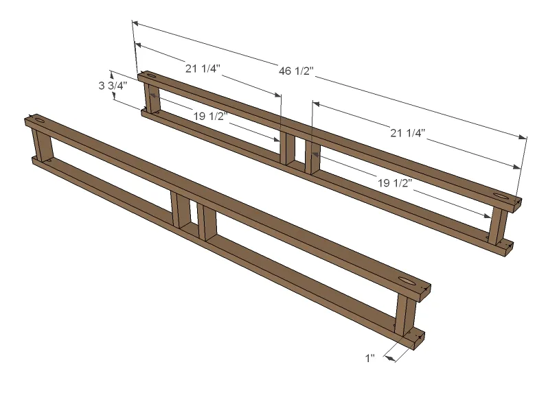 Classic Wood Coffee Table with Two Drawers and Shelf, step 8