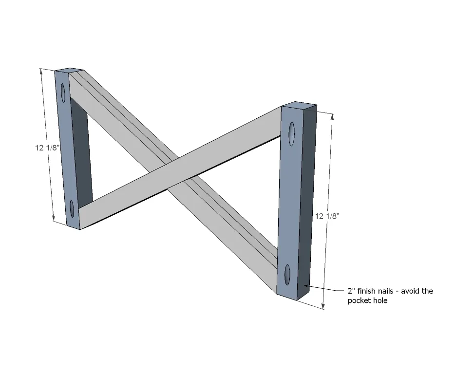 Classic X-Back Loveseat Sectional Add-On, step 4