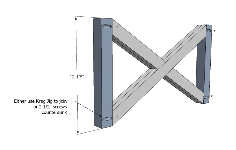 Classic X-Back Sofa or Sectional with Cushions, step 3