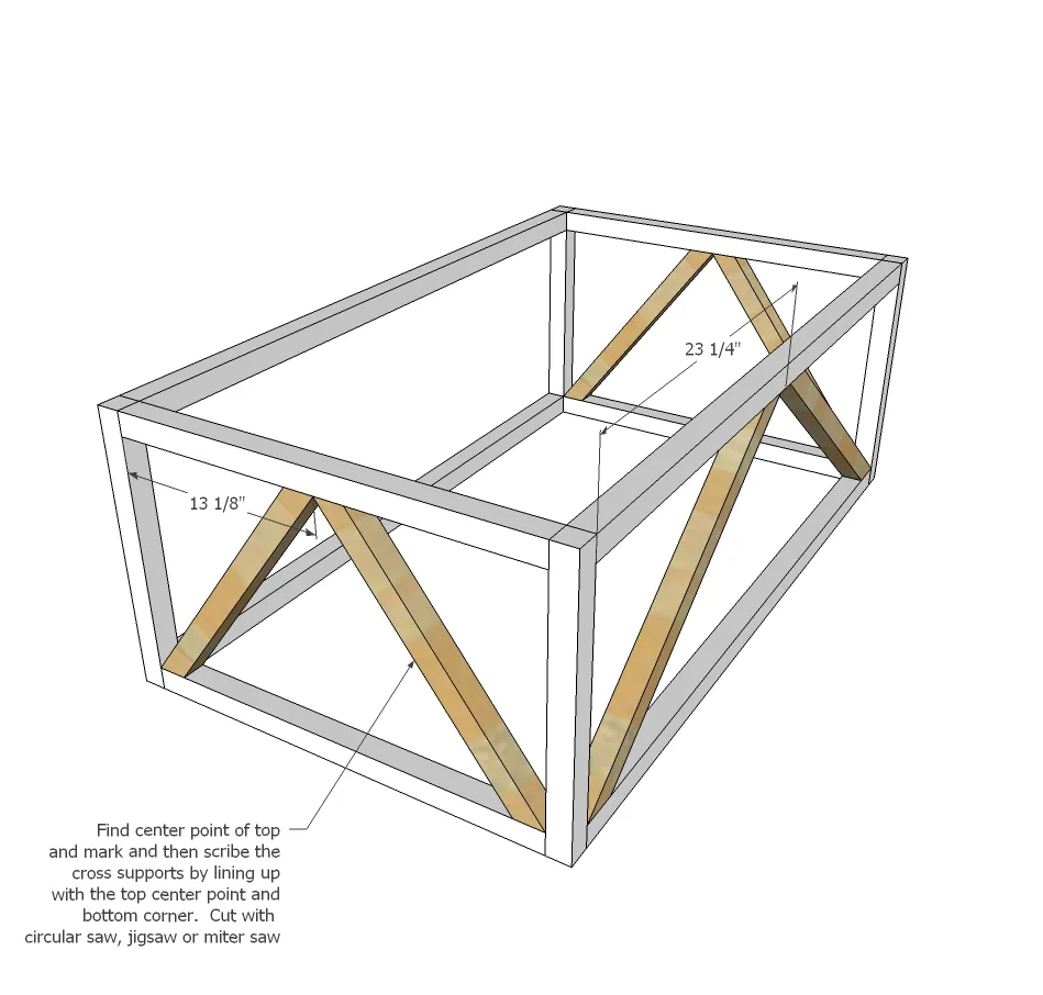Coffee Table Converts to Dining Table from Wild Rose Tiny House, step 3