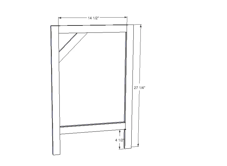 Collapsible Potting Table, step 2