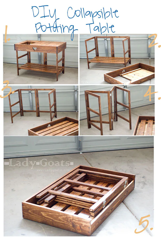 Collapsible Potting Table, step 8