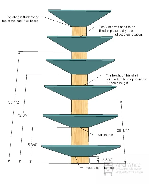 Corner Cupboard, step 2