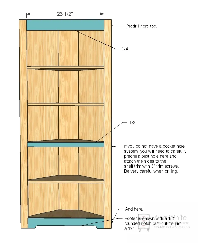 Corner Cupboard, step 5