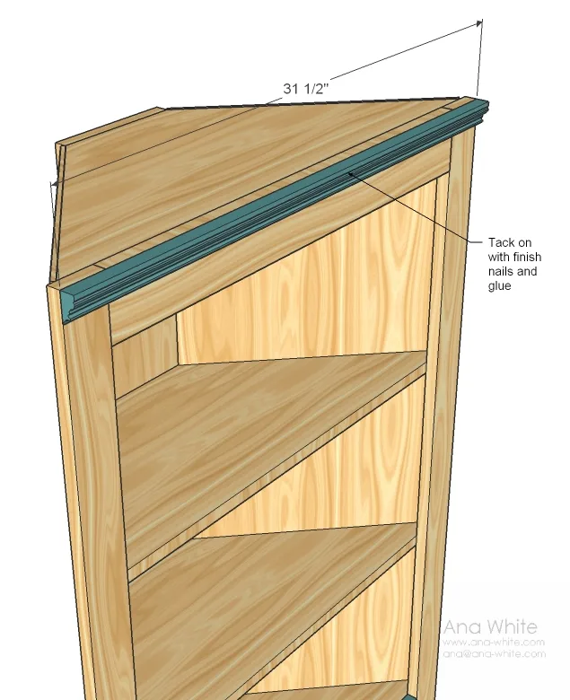 Corner Cupboard, step 6
