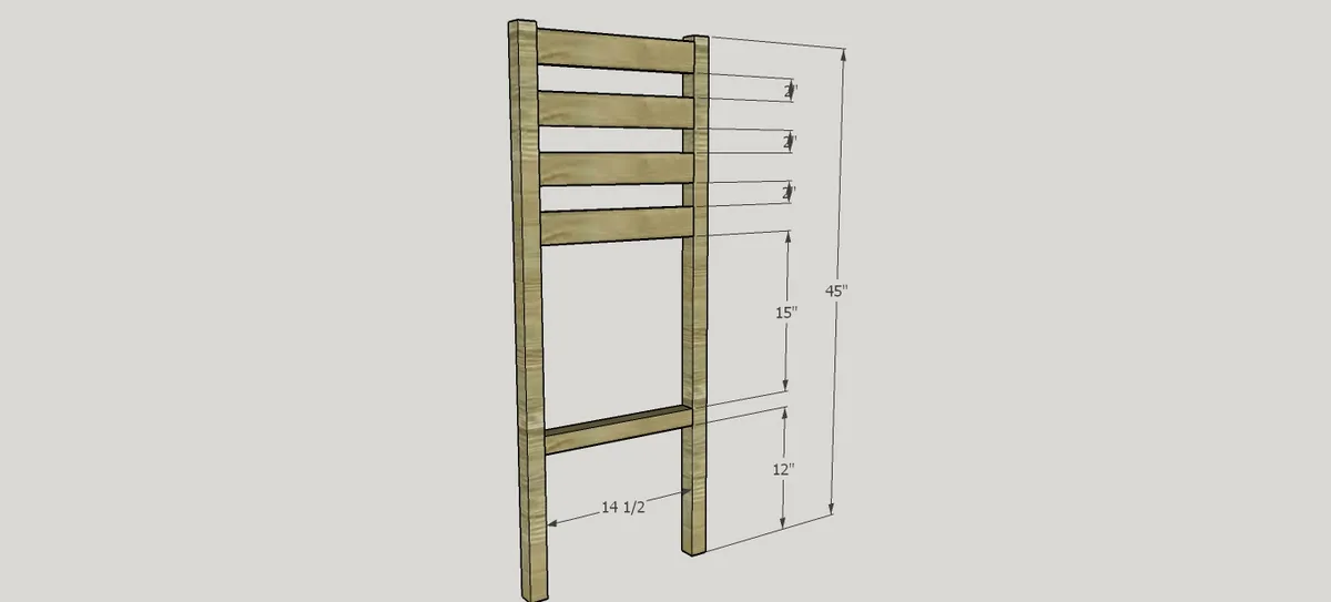 Counter Height Bar Stool, step 2