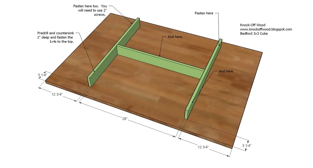 Craft Table Top For The Modular Collection, step 3
