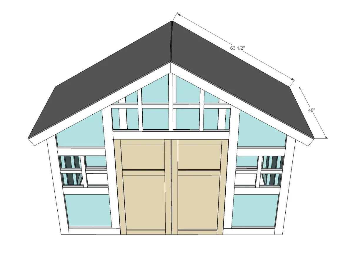 Craftsman Style Playhouse, step 5