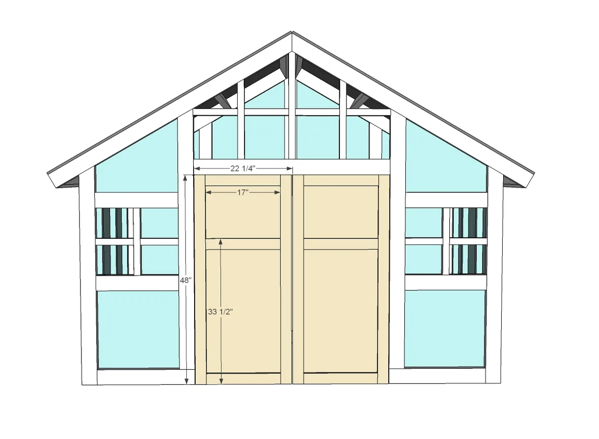 Craftsman Style Playhouse, step 6