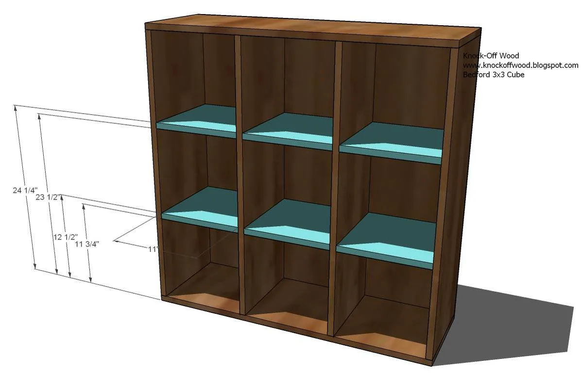 Cubby Bookcases Modular Office Collection, step 4