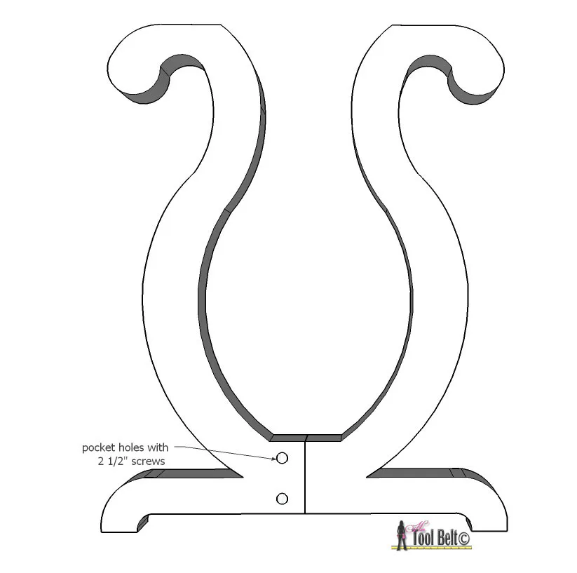 Curvy Side Table, step 4