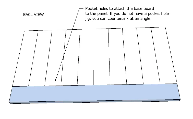 Decorative Panel Bed with Platform Bed Frame, step 2