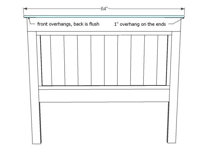 Decorative Panel Bed with Platform Bed Frame, step 5