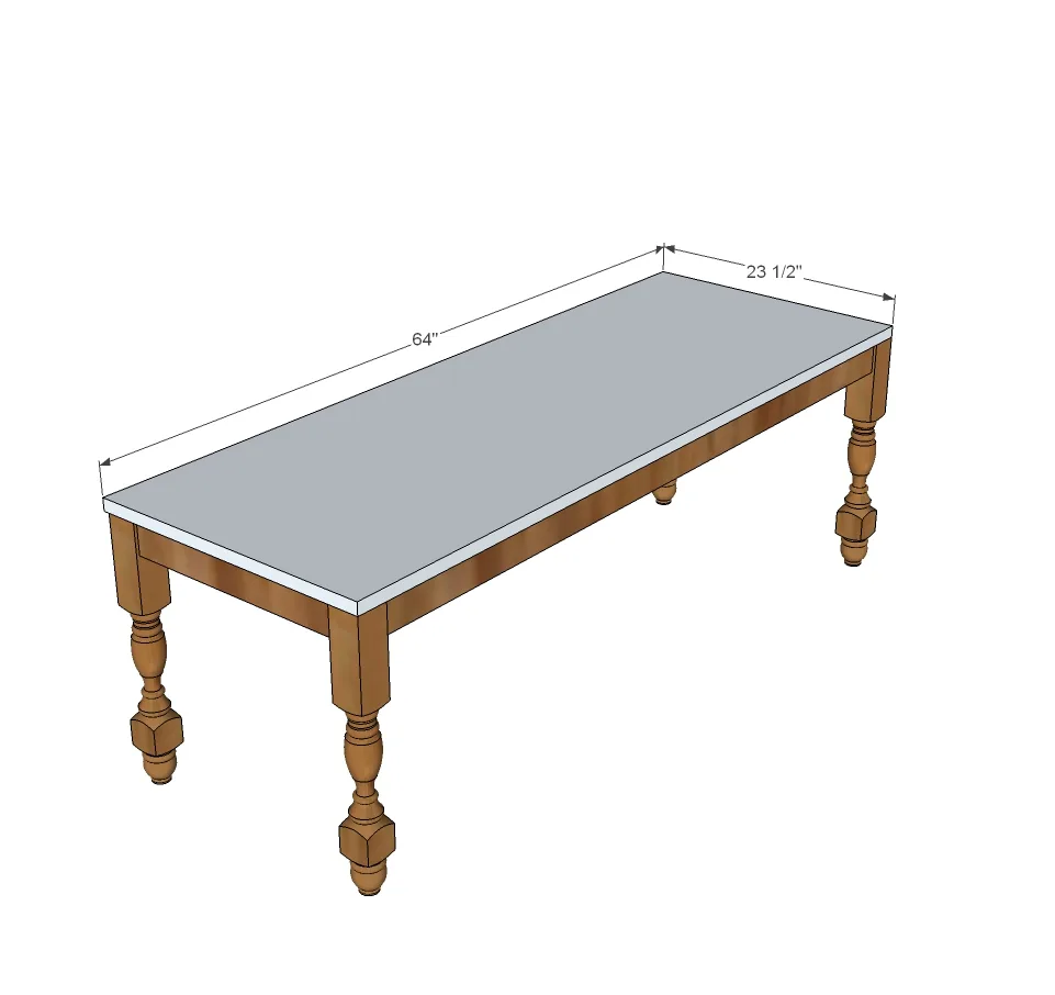 Deep Console Table with Hutch, step 2