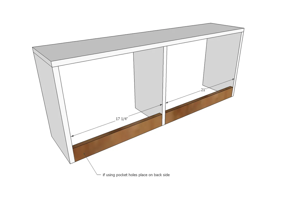 Desk Hutch for File Cubby Base Desk with Drawers, step 2